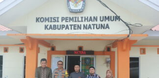 Jalin Kordinasi Tahapan Pemilu, Kapolres Natuna Sambangi Kantor KPU