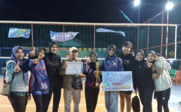 Kalahkan JPS Dengan Scor 3-2, Tim Bola Voli Friska Raih Juara Pertama