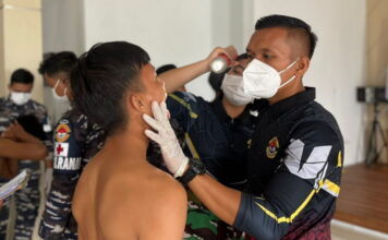 Lanal Ranai Gelar Safari Kesehatan di Balai Kesehatan