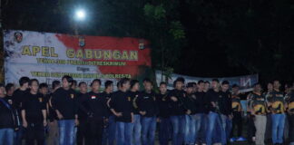 Ciptakan Kamtibmas yang Kondusif, Ditreskrimum Polda Lampung Gelar Apel Rayonisasi TEKAB 308 Presisi
