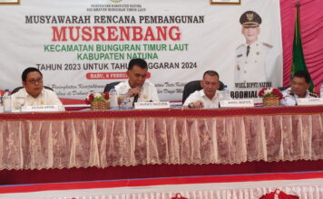 Ketua DPRD Natuna Hadiri Musrenbang Kecamatan Bunguran Timur Laut
