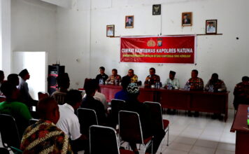 Kapolres Natuna Tampung Curhat Warga Desa Sungai Ulu