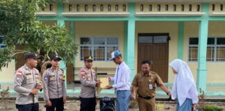 Jadi Pembina Apel, Ini Pesan Kapolsek Daik Kepada Pelajar SMKN 2 Daik Lingga