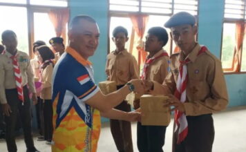 Wabup Natuna Tutup Perkemahan Tamu Ambalan Pramuka SMKN 2