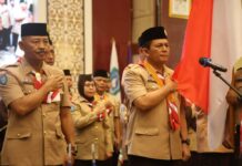 Gubernur Ansar Dilantik Menjadi Ketua Pengurus Majelis Pembimbing Daerah Kwarda Kepri
