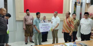 BPJS Ketenagakerjaan Serahkan Santunan JKK dan JKM Senilai Rp129 Juta