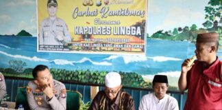 Pererat Silaturhami, Kapolres Lingga Gelar Curhat Kamtibmas