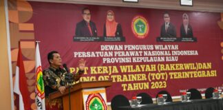 Gubernur Ansar Buka Rakerwil dan ToT DPW PPNI Provinsi Kepri