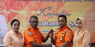 Serah Terima Jabatan Kepala SAR Natuna Penuh Haru