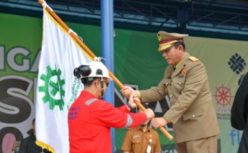 Gubernur Ansar Jadi Pembina Apel Kegiatan Bulan K3 Nasional Tingkat Provinsi Kepri