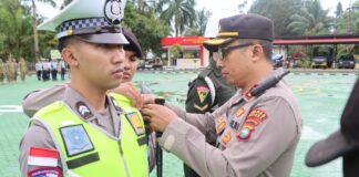 Polres Natuna Apel Gelar Pasukan Operasi Keselamatan Seligi 2023