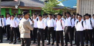 Ratusan Peserta Ikuti Binlat Gratis Calon Anggota Polri Yang Diadakan Oleh Polres Lingga