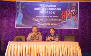 Sempena HPN, Polres Natuna Gelar Sosialisasi Hukum Kepada Masyarakat Desa Pian Tengah