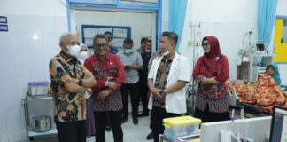 Bupati Asahan Saat Resmikan Sejumlah Fasilitas di RSUD HAMS Kisaran