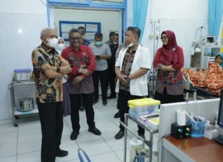 Bupati Asahan Saat Resmikan Sejumlah Fasilitas di RSUD HAMS Kisaran