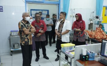 Bupati Asahan Saat Resmikan Sejumlah Fasilitas di RSUD HAMS Kisaran
