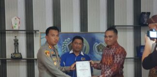 Tingkatkan Hubungan Kemitraan Dimomen HPN, Kapolres Kunjungi Kantor PWI Lingga