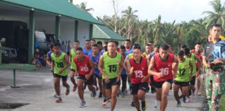 Batalyon Komposit 1/GP Gelar Lomba Garjas Antar Kompi