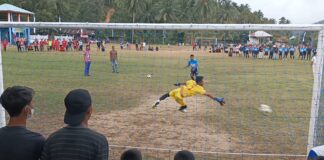 Adu Finalti, Tim Kapten Laut Taklukan Kesebelasan Desa Putik A