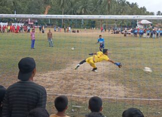 Adu Finalti, Tim Kapten Laut Taklukan Kesebelasan Desa Putik A