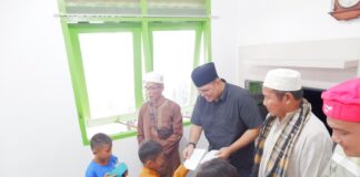 Syukuran Masuk Rumah Dinas, Kajari Natuna Surayadi Sembiring Santuni Anak Yatim