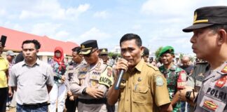 Kapolres Lingga Pimpin Langsung Pengamanan Penyampaian Aspirasi dari Aliansi Masyarakat Kabupaten Lingga