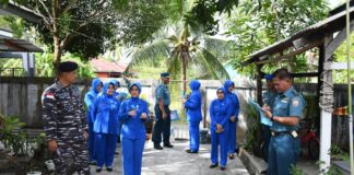 Sambut HUT Lanal Ranai Ke – 26, Danlanal Adakan Lomba Kebersihan Rumdis