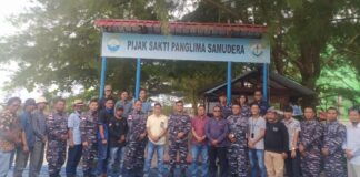 Lanal Tarempa Gelar Coffee Morning Bersama Jurnalis Anambas