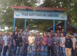 Lanal Tarempa Gelar Coffee Morning Bersama Jurnalis Anambas