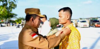 Gubernur Ansar Pimpin Apel Siaga Satpol PP Tingkat Provinsi Kepri