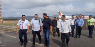 Kunker ke Anambas, Kajari Natuna Lakukan Pendamping Pengembangan Bandara Letung