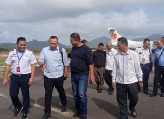 Kunker ke Anambas, Kajari Natuna Lakukan Pendamping Pengembangan Bandara Letung