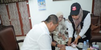 Pantarlih TPS 15 Kelurahan Selawan Lakukan Coklit Pada Wakil Bupati Asahan