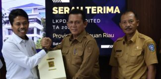 Gubernur Ansar Serahkan LKPD Pemprov Kepri APBD Tahun 2022 Ke BPK