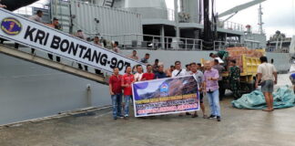 Peduli Bencana Alam di Serasan, PSMTI Natuna Salurkan Bantuan