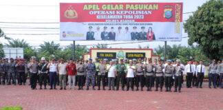 Bupati Asahan Ikuti Apel Gelar Pasukan Ops Keselamatan Toba 2023