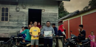 Peduli Bancana Longsor Serasan, PORKES Desa Sededap Galang Dana