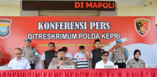 Ditreskrimum Polda Kepri Berhasil Amankan 2 Tersangka dan Selamatkan 10 Korban Tindak Pidana PMI Ilegal