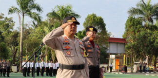 Polres Natuna Gelar Upacara Hari Kesadaran Nasional