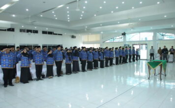 123 PNS Formasi 2019 dan 2021 Ambil Sumpah Dilingkungan Pemkab Asahan