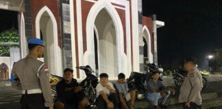 Cegah Pekat, Polres Natuna Gelar Patroli Malam