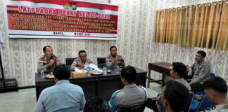 Cipta Kondisi Jelang Idul Fitri, Polres Natuna Gelar Lat Pra Ops Pekat Seligi 2023