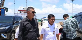 Sekjen Kemendagri Suhajar Diantoro Berkunjung Ke Serasan, Pantau Lokasi Longsor dan PLBN