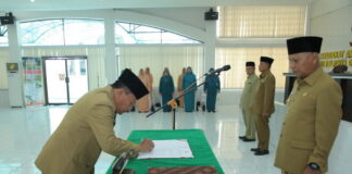 Bupati Asahan Ambil Sumpah Jabatan Pimpinan Tinggi Pratama, Jabatan Administrator dan Pengawas
