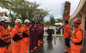 Curah Hujan Tinggi, Kansar Bersama BPBD Tinjau Beberapa Lokasi Rawan Banjir