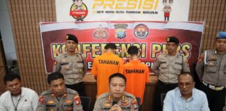 Polresta Tanjungpinang Gelar Konferensi Pers Ungkap Kasus Curanmor