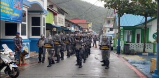 Lanal Tarempa Gelar Simulasi Uji Terampil Glagaspur Pertahanan Pangkalan