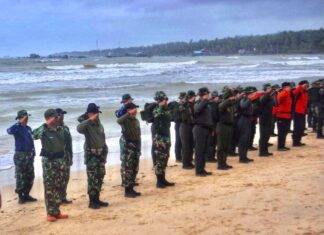 Pelatih dari Denhanud 477 Kopasgat Dukung Latihan Survival Dasar Lanud Raden Sadjad Tahun 2023