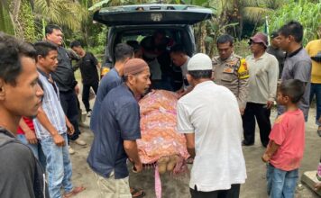 Langsir Sawit, Warga Desa Rawa Sari Tewas Didalam Bekoan
