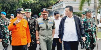 Tiba di Natuna, Kepala BNPB Minta Penanganan Longsor di Serasan Berjalan Maksimal